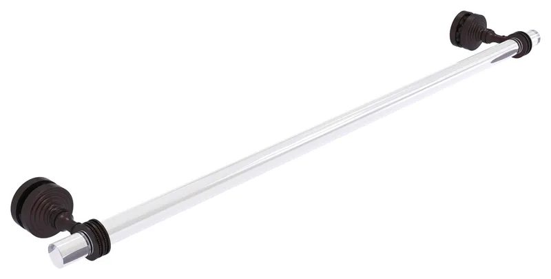 Pacific Grove Collection 30"Shower Door Towel Bar With Dotted Accents