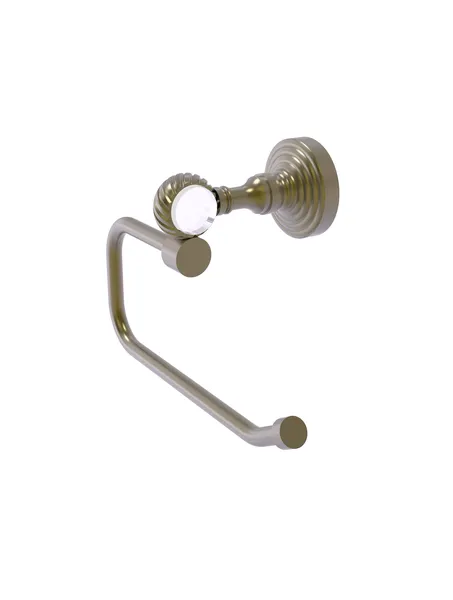 Pacific Grove Euro Style Twisted Toilet Tissue Holder, Antique Brass