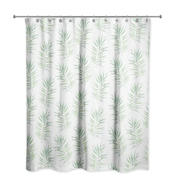 Palm Leaf Shower Curtain