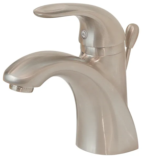 Parisa Single Control 4" Centerset Bathroom Faucet, Brushed Nickel
