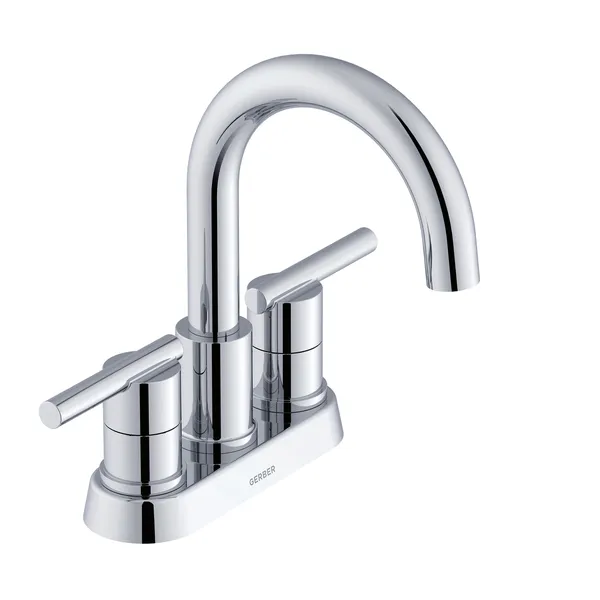 Parma 2H Centerset Bath Faucet, Metal Touch Down Drain 1.2gpm, Chrome