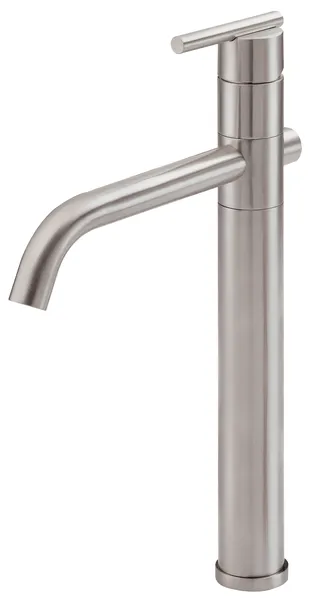 Parma Single Handle Vessel Filler w/ Metal Grid Strainer Chrome, Brushed Nickel