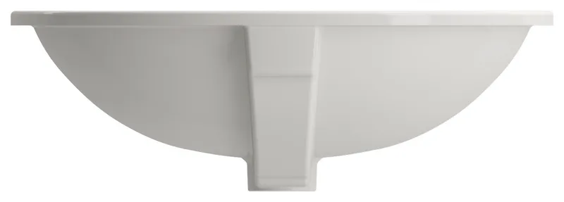 Parma Undermount Sink Fireclay 22 in. with Overflow in Biscuit