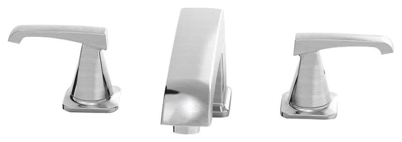 Parmir Vanity Widespread Double Handle Faucet, Passion Series