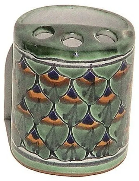 Peacock Ceramic Toothbrush Holder