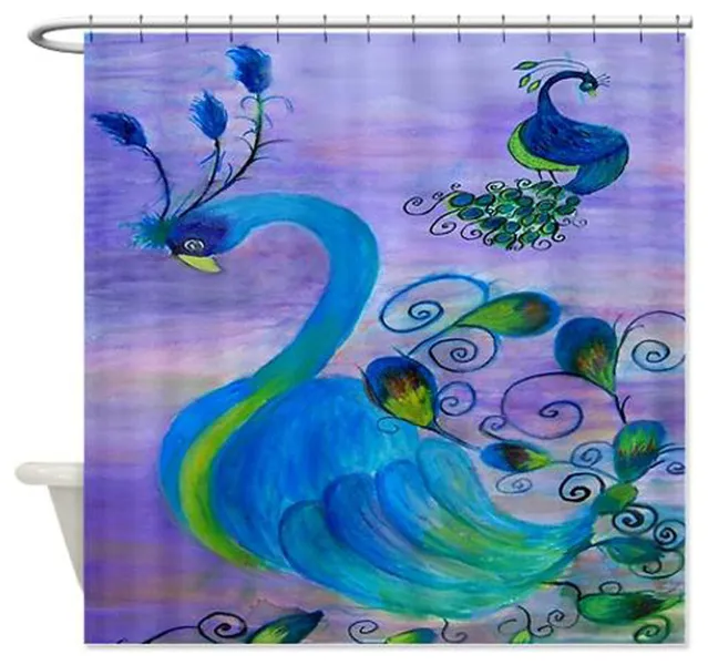 Peacock Paradise Shower Curtain