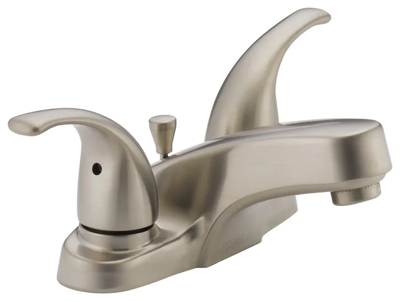 Peerless Two Handle Bathroom Faucet Brushed Nickel