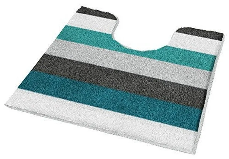 Petrol Non Slip Pedestal Bath Rug, Bilbao