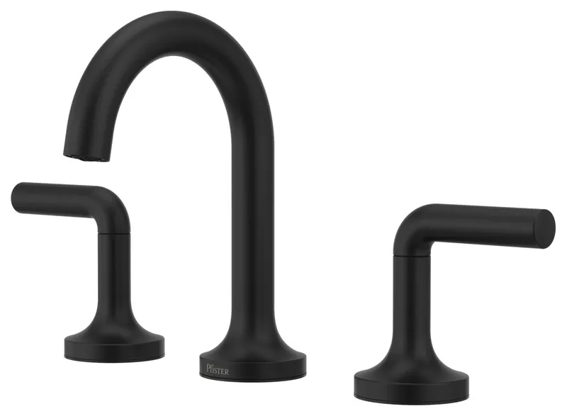 Pfister LF-049-ZL Zeelan 1.2 GPM Widespread Bathroom Faucet - Matte Black