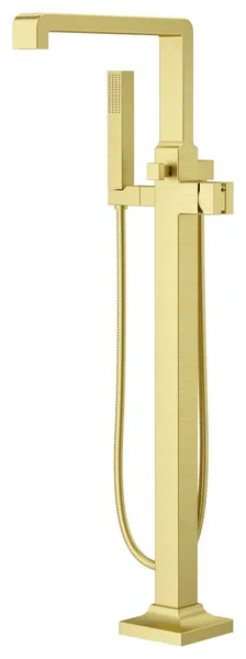 Pfister LG6-1VRV Verve Floor Mounted Tub Filler - Brushed Gold