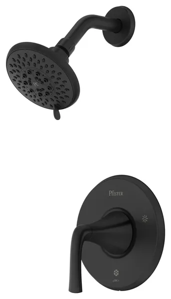 Pfister LG89-7MCA McAllen Shower Only Trim Package - Matte Black