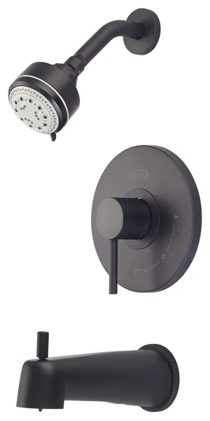 Pioneer Faucets T-4MT111 Motegi Tub and Shower Trim Package - Matte Black