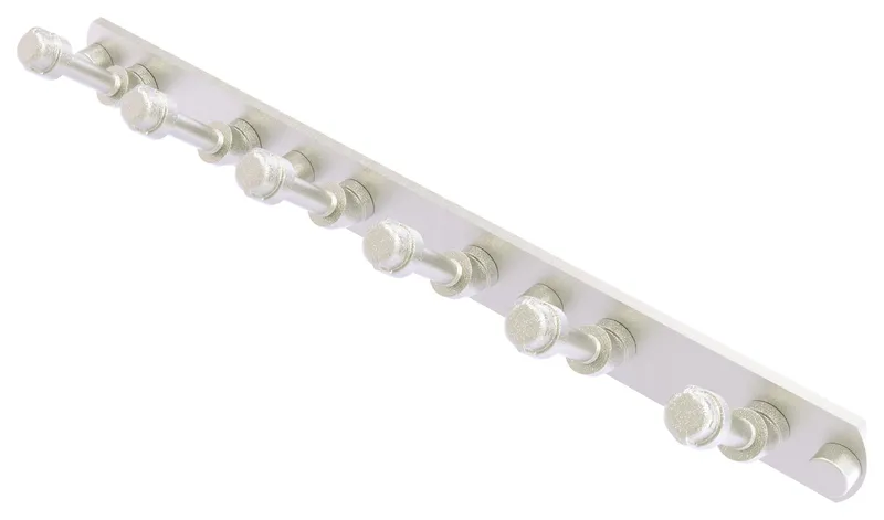 Pipeline 6 Position Tie and Belt Rack, Satin Nickel