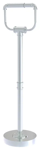Pipeline Free Standing Toilet Tissue Stand, Polished Chrome