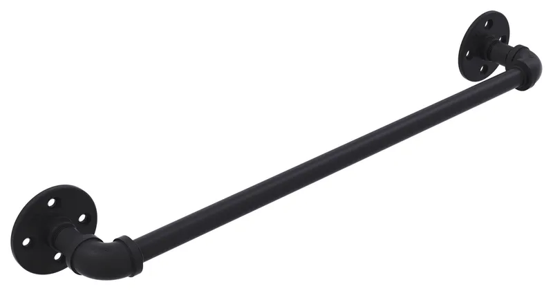 Pipeline Towel Bar, Matte Black, 36"