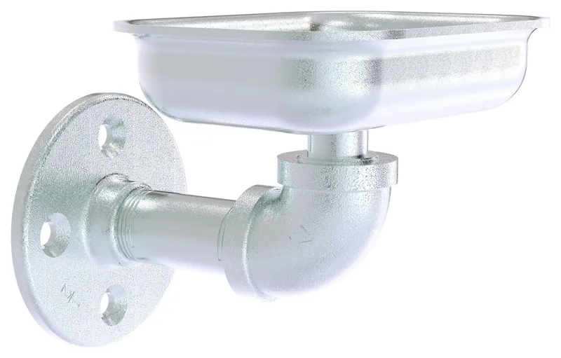 Pipeline Wall Mounted Soap Dish, Polished Chrome