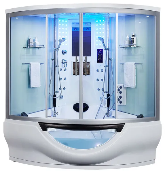 Platinum Superior Steam Shower w/ Heated Massage Bathtub Whirlpool Hot Tub Sauna