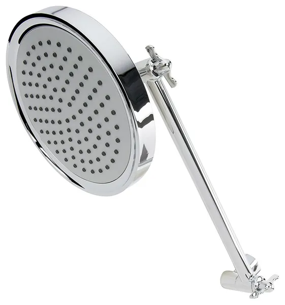 Plumb Pak K731CP Arm Round Showerhead, Metal/Plastic