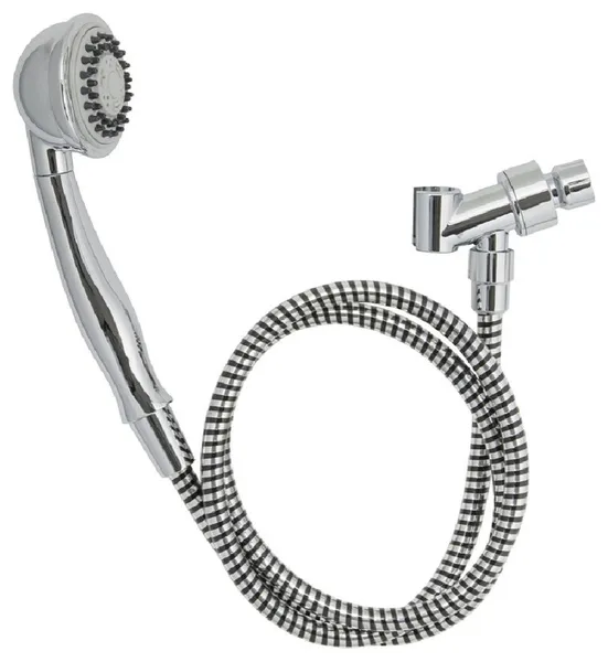 Plumb Pak K742CP Round Handheld Shower, Metal/Plastic
