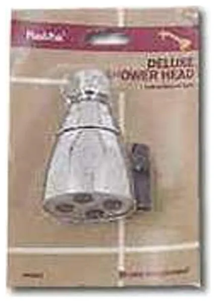 Plumb Pak PP825-2 Brass Water Saver Showerhead, Chrome-Plated