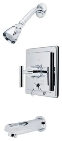 Polished Chrome Manhattan Single Handle Tub & Shower Faucet KB86510CML