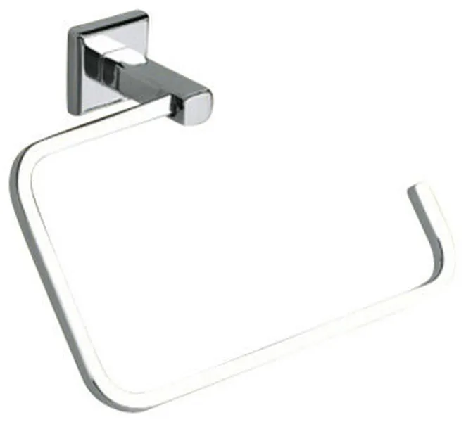 Polished Chrome Square Towel Ring