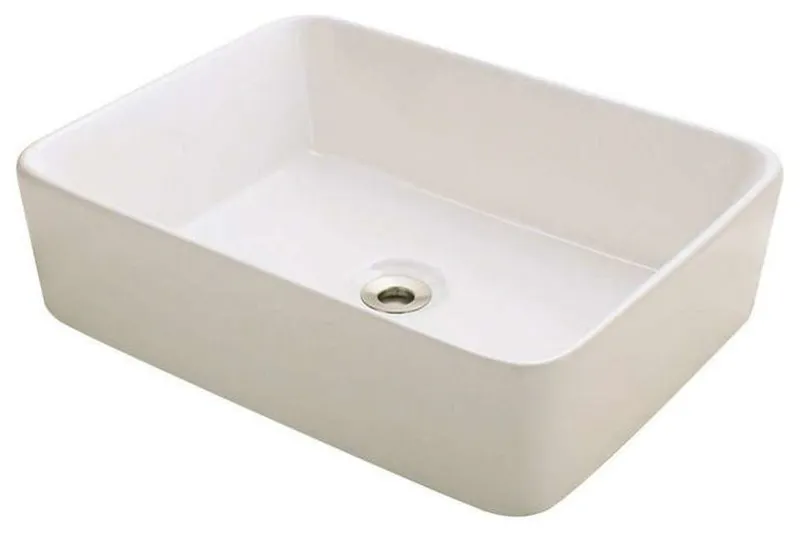 Porcelain Vessel Sink, Bisque