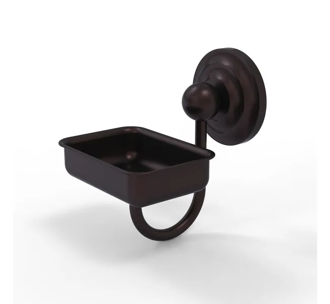Prestige Que New Wall Mounted Soap Dish, Antique Bronze