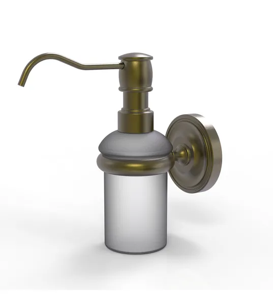 Prestige Regal Wall Mounted Soap Dispenser, Antique Brass