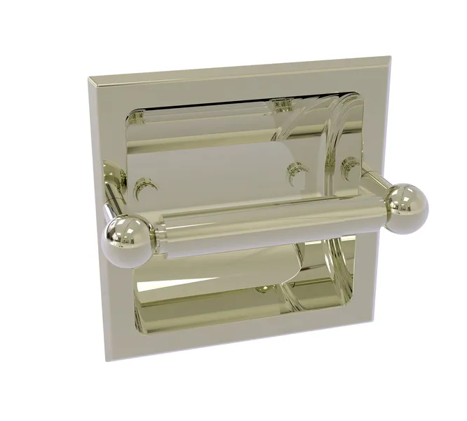 Prestige Skyline Recessed Toilet Paper Holder, Polished Nickel