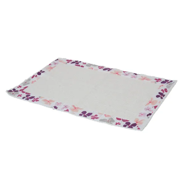 Printed Border Cotton Bath Rug Softies