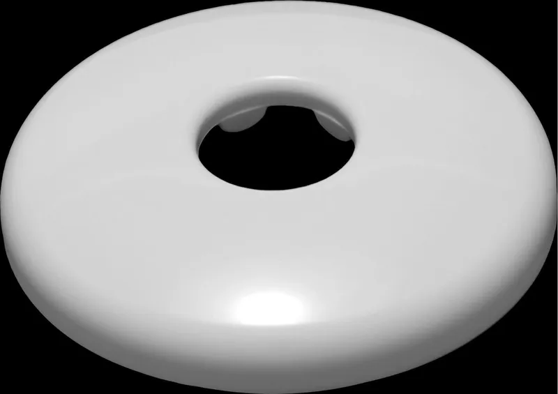 PROFLO PFPE4 2-7/8" Escutcheon Plate - White