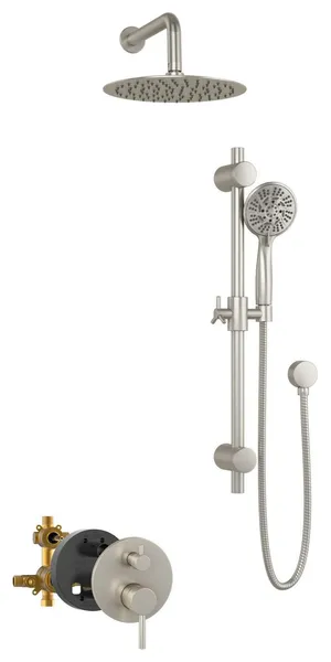 Pulse 3006-1.8GPM Refuge Pressure Balanced Shower System - Brushed Nickel