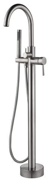 Pulse 3021-FSTF-BN ShowerSpas Brushed Nickel Freestanding Tub Filler + Diverter