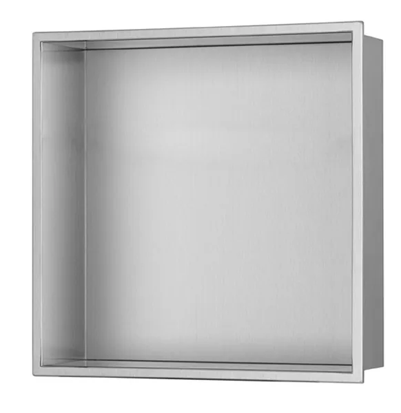 Pulse NI-1212 PULSE ShowerSpas Single Compartment Niche - Brushed Stainless