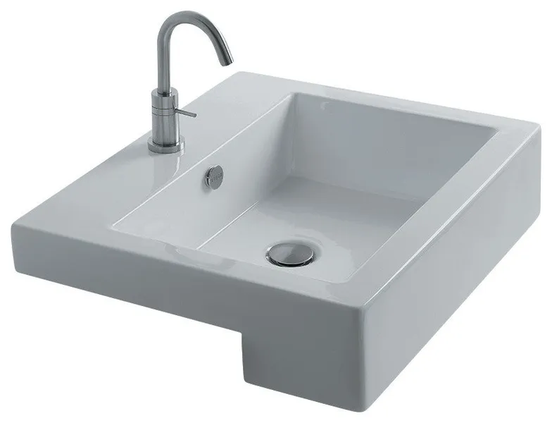 Quad 60S Semi-Recessed Bathroom Sink 24.0" x 20.5"