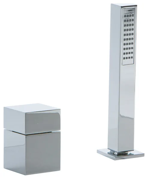 Quarto Deck Mount Hand Shower and Control, Chrome