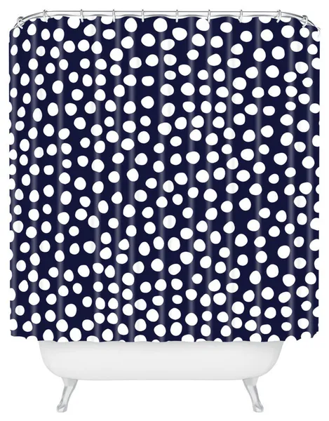 Rachael Taylor Urban Dot Midnight Shower Curtain, Standard