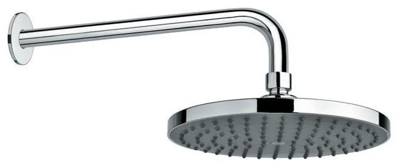 Rain Shower Head and 12" Stainless Steel Shower Arm, Chrome