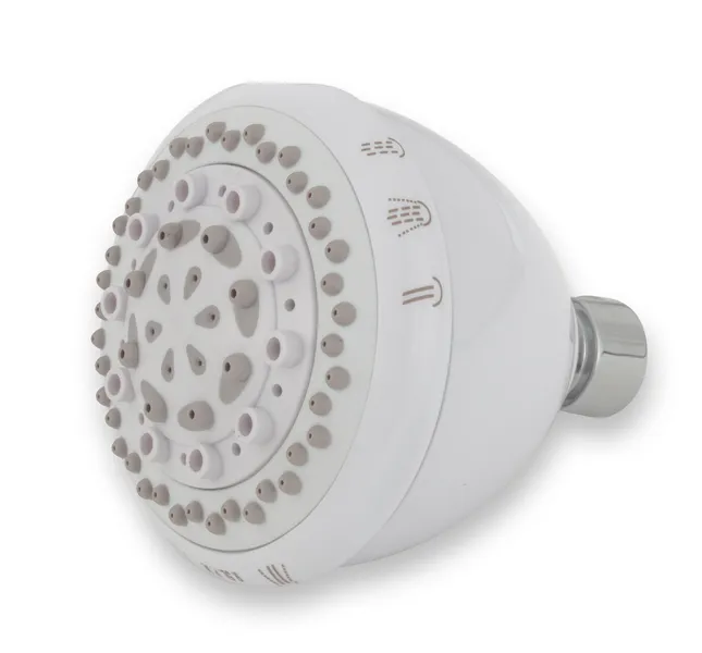 Rainbo Massage 7 Spray Shower Head White