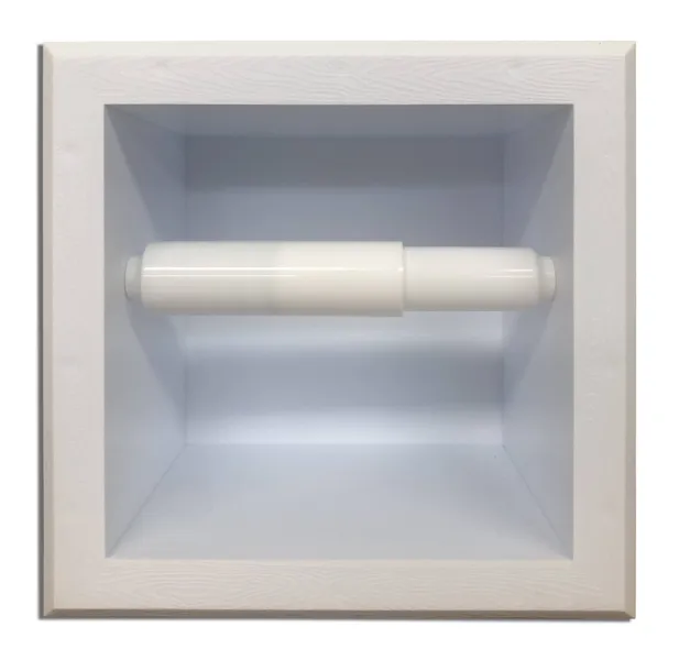Rampion Recessed Plastic Toilet Paper Holder