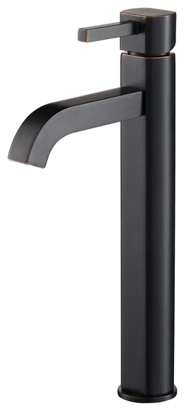 Ramus Single Handle 1-Hole Vessel Bathroom Faucet, Oil Rubbed Bronze