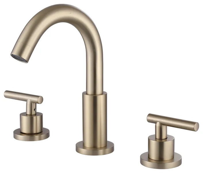 RBROHANT Two Handle 8" Deck Mounted Widespread Bathroom Sink Faucet