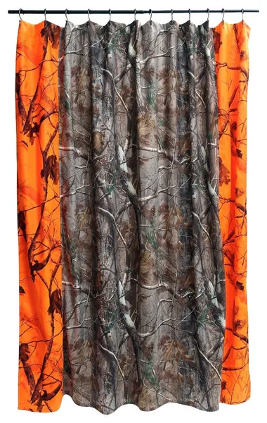 Realtree All-Purpose Blaze Shower Curtain