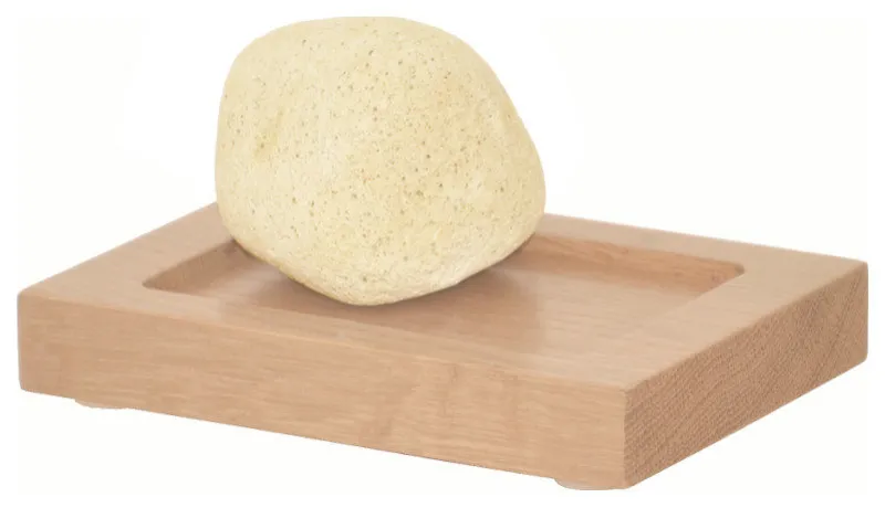 Rectangular Oak Soap Dish | Wireworks Mezza, Natural Oak