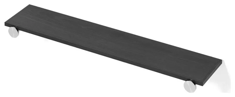 Rectangular Wooden Bathroom Shelf | Wireworks Yoku, Black Oak