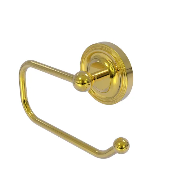 Regal European Style Toilet Tissue Holder, Polished Brass