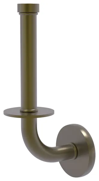 Remi Upright Toilet Tissue Holder, Antique Brass
