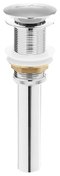 Residential Non-Overflow Pop Up Sink Drain 1.75, Brushed Chrome