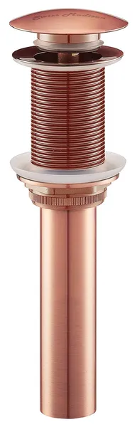 Residential Non-Overflow Pop Up Sink Drain 1.75 in Rose Gold